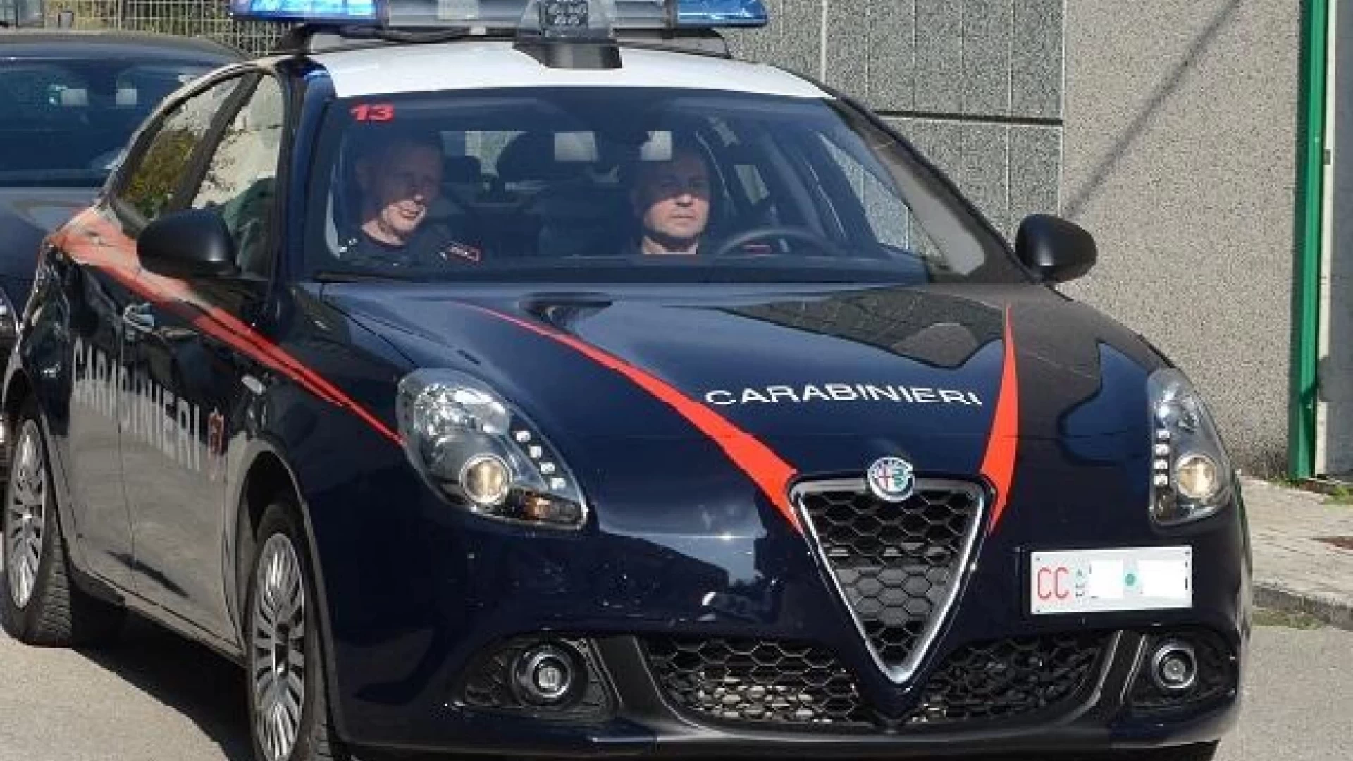 Venafro: maltrattamenti in famiglia, arrestato dai Carabinieri giovane del posto.